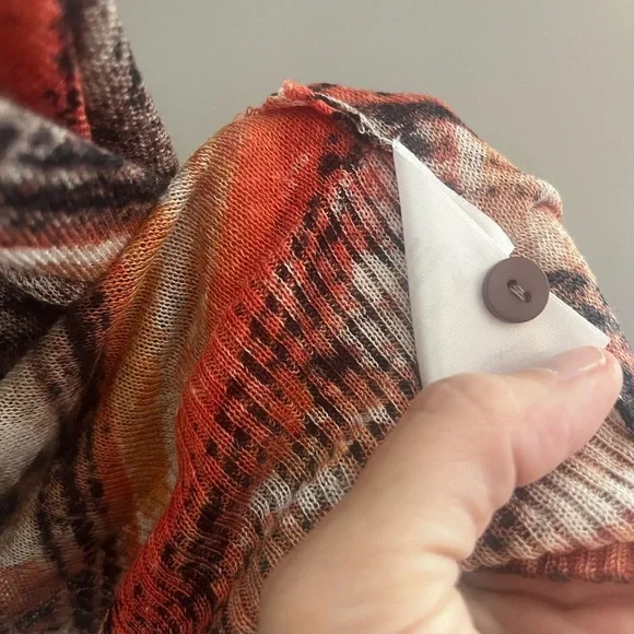 ZOZO lightweight Lenin Blend Open Cardigan size Medium 🍂🍁 - Picture 6 of 8